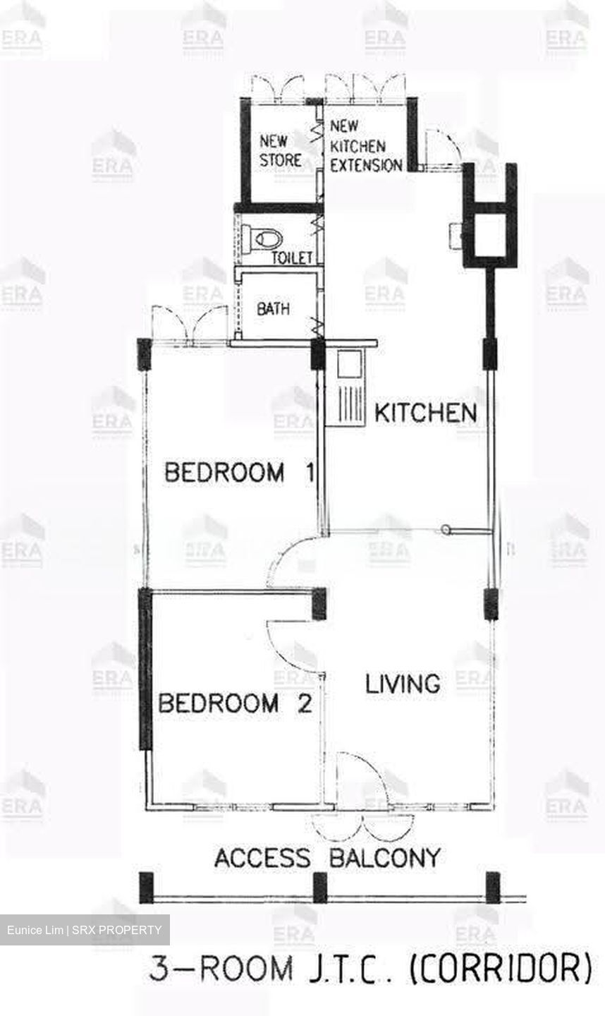 Blk 116 Kebun Baru Heights (Ang Mo Kio), HDB 2 Rooms #606633581